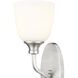 Alberta Indoor Wall Sconce Wall Light in Brushed Nickel
